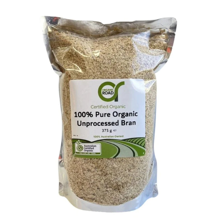 Organic Road 100% Pure Unprocessed Bran 375g